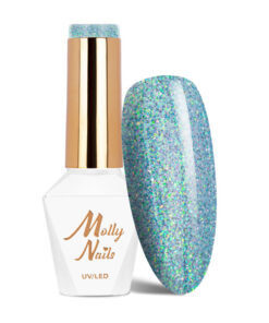Гел лак Molly Nails Shocking Shine Little Soul хибриден лак 8g № 685