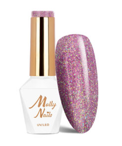 Гел лак Molly Nails Shocking Shine Raw хибриден лак 8g № 681
