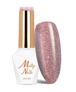 Гел лак Molly Nails Shocking Shine Sinner хибриден лак 8g № 687