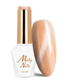 LED/UV гел лак Orange Cat Eye Pastel No. 180 Molly Nails HEMA/Di-HEMA Free 8g