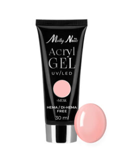 Acrylgel Polygel изграждащ гел за удължаване AcrylGel Molly Nails HEMA/Di-HEMA Free Musk 30 ml