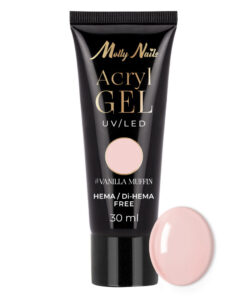 Изграждащ гел  AcrylGel Molly Nails HEMA/Di-HEMA Free Vanilla Muffin 30 ml