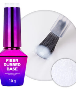 Molly Nails основа каучукови фибри Milky 10g