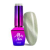 Гел лак за нокти Molly Nails Crystal Water Cat Eye 8g № 162