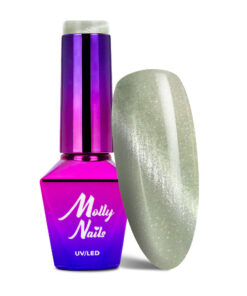 Гел лак за нокти Molly Nails Crystal Water Cat Eye 8g № 162