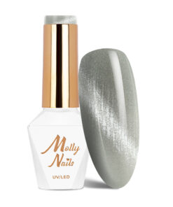 Магнитен гел лак за нокти Cat Eye Crystal Water Molly Nails HEMA/Di-HEMA Free 8g № 161