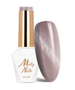 Магнитен гел лак за нокти Cat Eye Crystal Water Molly Nails HEMA/Di-HEMA Free 8g № 163