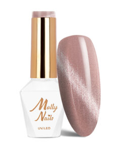 Гел лак за нокти Cat Eye Crystal Water Molly Nails HEMA/Di-HEMA Free 8g Магнитен хибриден лак за нокти № 164