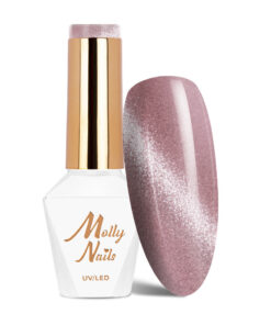 Магнитен гел лак за нокти Cat Eye Crystal Water Molly Nails HEMA/Di-HEMA Free 8g № 165