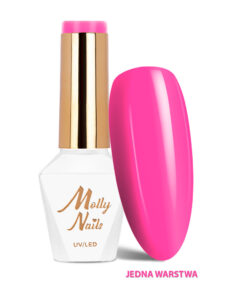 Гел лак Sorbet № 295 Pink Kiss Molly Nails HEMA/Di-HEMA Free 8g
