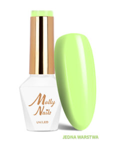 Гел лак Vivid Vibes № 280 Lime Fever Molly Nails HEMA/Di-HEMA Free 8g