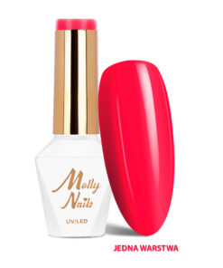 Гел лак Vivid Vibes № 284 Pink Riot Molly Nails HEMA/Di-HEMA Free 8g