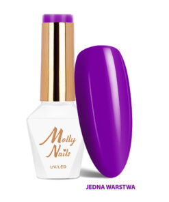Гел лак Vivid Vibes № 287 Ultra Plum Molly Nails HEMA/Di-HEMA Free 8g