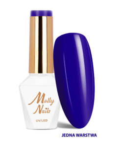 Гел лак Vivid Vibes № 288 Cobalt Storm Molly Nails HEMA/Di-HEMA Free 8g