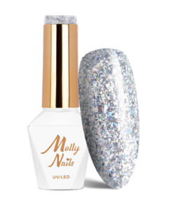 Гел лак за нокти Molly Nails Crushed Diamonds Exclusive Moi HEMA/Di-HEMA Free хибриден 8 г № 531