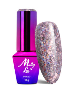 Гел лак за нокти MollyLac Born To Glow Luminatic Hybrid Glitter 10 g № 576